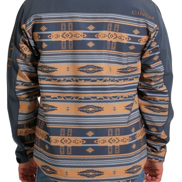 Men's Cinch Blue Bonded Western Style Jacket - Picture 2 of 5